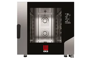 Piec konwekcyjno-parowy Millennial Black Mask Bakery 6× 600×400 mm, elektryczny, 400V/10400W, 850x1035x850mm Tecnoeka MKF664BM