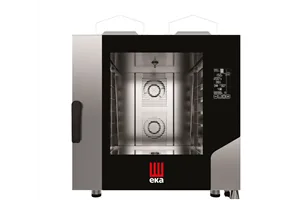 Piec konwekcyjno-parowy Millennial Black Mask Bakery 6× 600×400mm  gazowy 230V/500W 13,5kW 850x1035x951mm Tecnoeka MKF664GBM