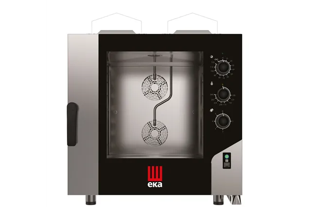 Piec konwekcyjno-parowy Millennial Smart Bakery 6× 600×400mm  gazowy 230V/500W 13,5kW 850x1041x951mm Tecnoeka MKF664GS