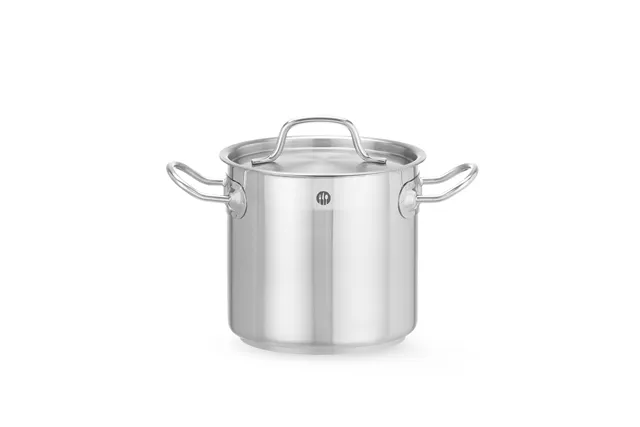 Garnek wysoki z pokrywką, Profi Line, 3L, ⌀160x150mm Hendi 832004
