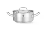 Garnek niski z pokrywką, Profi Line, 1,5L, ⌀160x75mm Hendi 830000