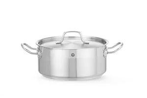 Garnek niski z pokrywką, Profi Line, 4,8L, ⌀240x105mm Hendi 830406