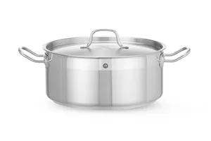 Garnek niski z pokrywką, Profi Line, 7,5L, ⌀280x120mm Hendi 830505