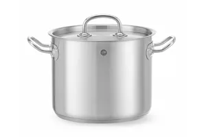 Garnek wysoki z pokrywką, Kitchen Line, 5L, ⌀200x160mm Hendi 837207