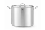 Garnek wysoki z pokrywką, Kitchen Line, 21L, ⌀320x270mm Hendi 837603