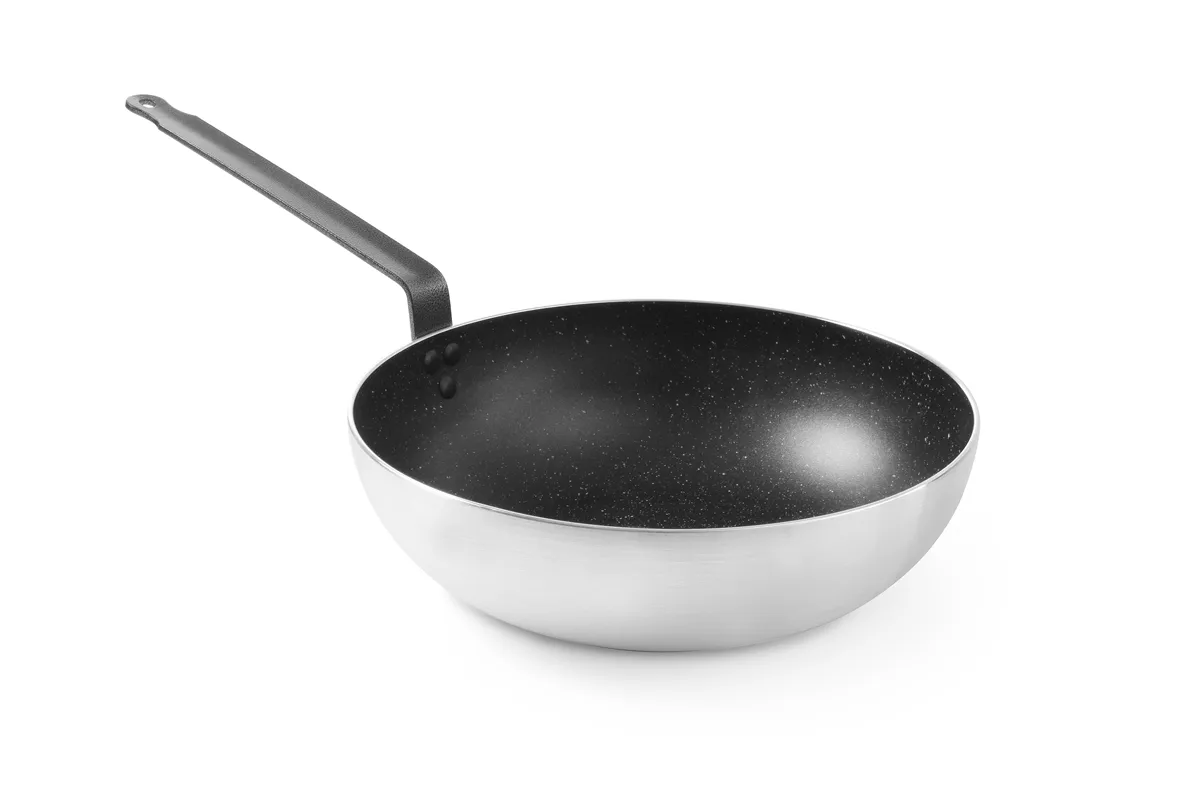 Patelnia wok Induction, ⌀320x95mm Hendi 627747