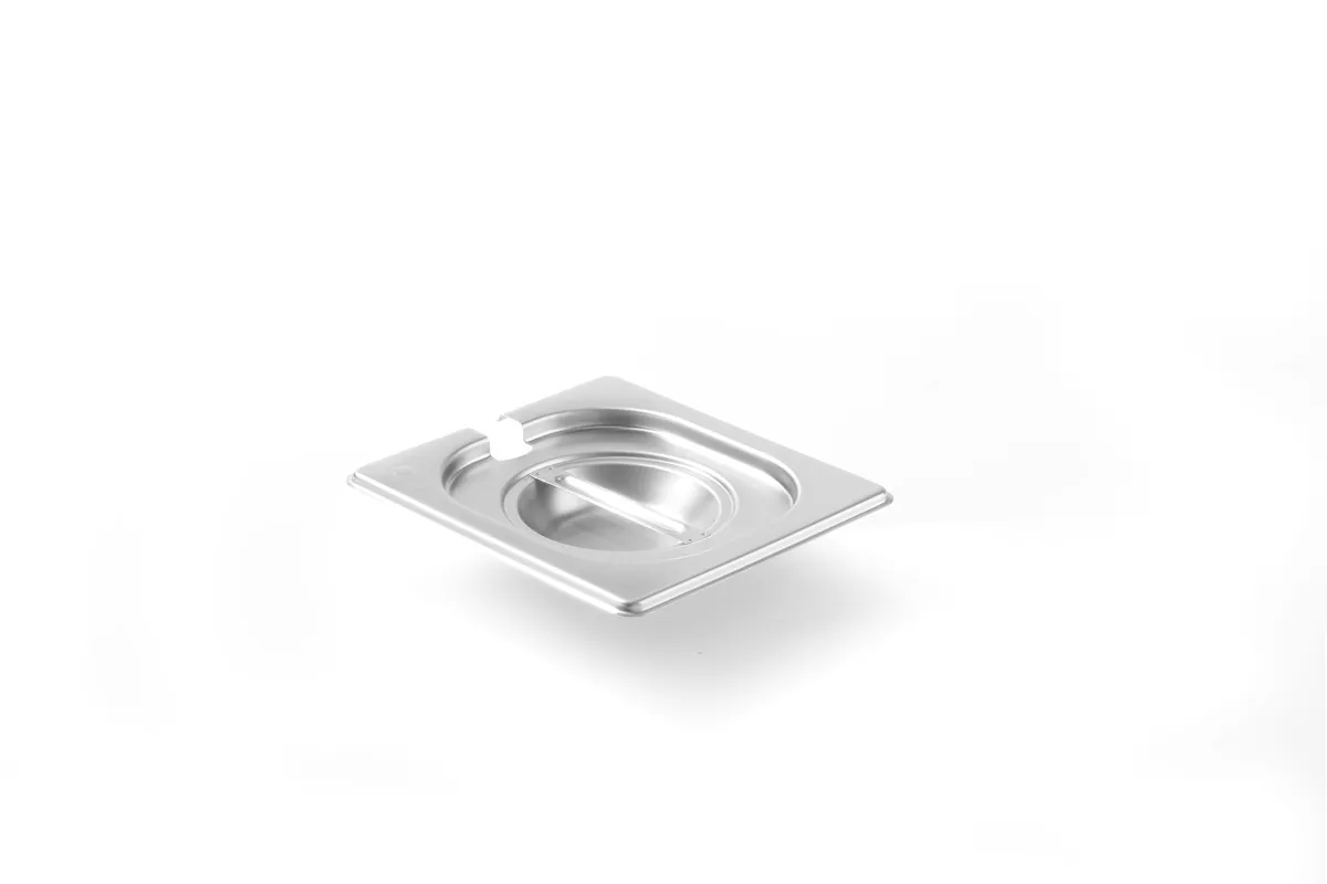Pokrywka do pojemników GN z wycięciem na chochlę, Kitchen Line, GN 1/6, 176x162mm Hendi 806968