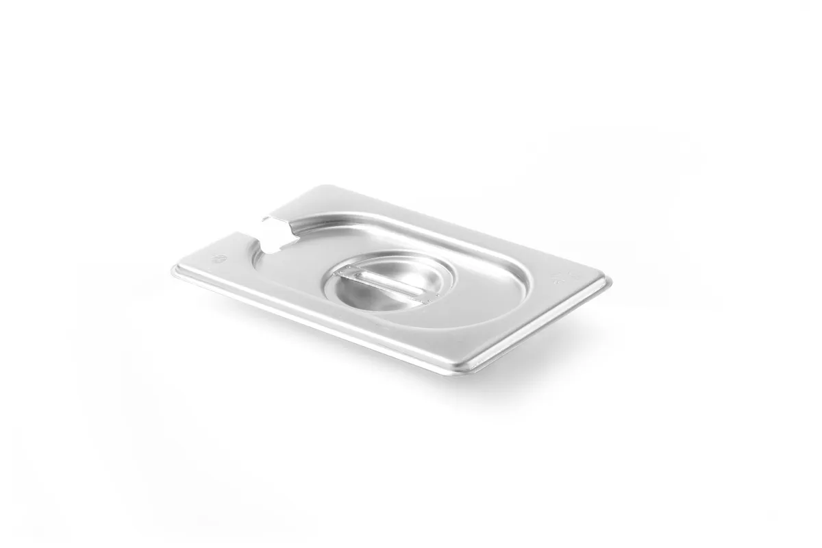 Pokrywka do pojemników GN z wycięciem na chochlę, Kitchen Line, GN 1/9, 176x108mm Hendi 806975