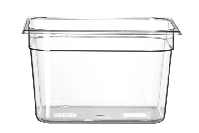 Pojemnik GN 1/2 z poliwęglanu, Profi Line, GN 1/2, 12,5L, transparentny, 325x265x200mm Hendi 861400
