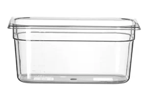 Pojemnik GN 1/3 z poliwęglanu, Profi Line, GN 1/3, 5,7L, transparentny, 325x176x150mm Hendi 861516