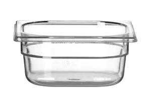 Pojemnik GN 1/6 z poliwęglanu, Profi Line, GN 1/6, 1L, transparentny, 176x162x65mm Hendi 861738