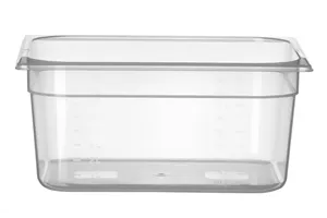 Pojemnik GN 1/2 z polipropylenu, Profi Line, GN 1/2, 9,5L, transparentny, 325x265x150mm Hendi 880111