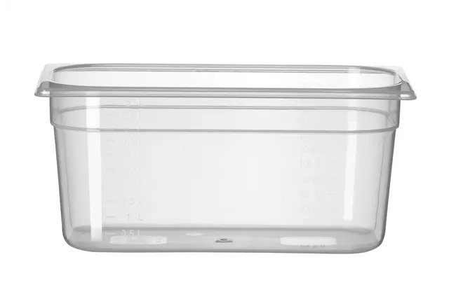Pojemnik GN 1/3 z polipropylenu, Profi Line, GN 1/3, 5,7L, transparentny, 325x176x150mm Hendi 880210