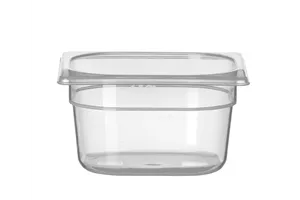 Pojemnik GN 1/6 z polipropylenu, Profi Line, GN 1/6, 1,6L, transparentny, 176x162x100mm Hendi 880425