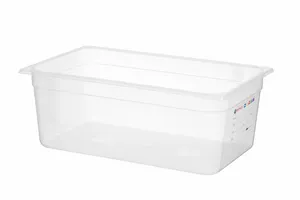 Pojemnik GN 1/1 HACCP, GN 1/1, 28L, transparentny, 530x325x200mm Hendi 880050