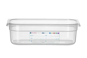 Pojemnik GN 1/3 HACCP, GN 1/3, 4L, transparentny, 325x176x100mm Hendi 880272