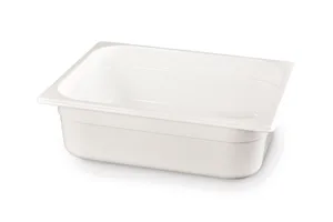 Pojemnik GN 1/2 z białego poliwęglanu, GN 1/2, 6,5L, biały, 325x265x100mm Hendi 862476