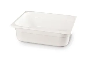 Pojemnik GN 1/2 z białego poliwęglanu, GN 1/2, 4L, biały, 325x265x65mm Hendi 862483