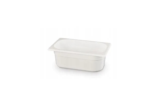 Pojemnik GN 1/4 z białego poliwęglanu, GN 1/4, 1,8L, biały, 265x162x65mm Hendi 862681