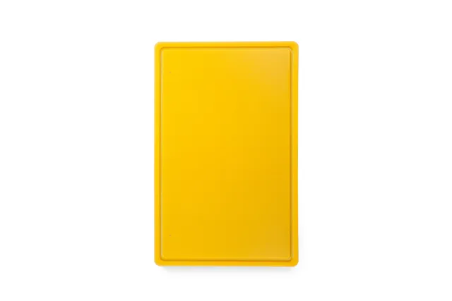 Deska do krojenia HACCP GN 1/1, GN 1/1, żółty, 530x325mm Hendi 826058