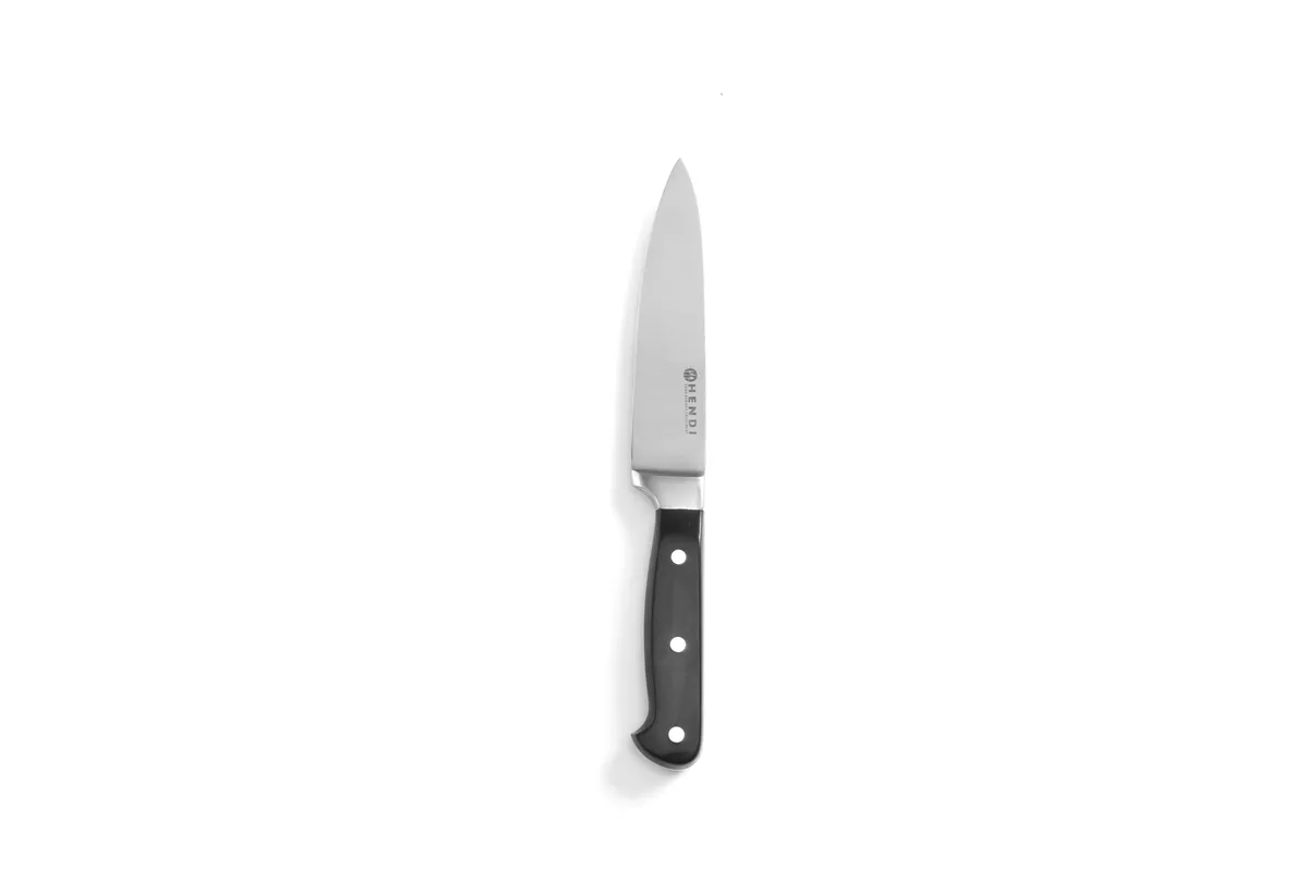 Nóż kucharski, Kitchen Line, czarny, 285mm Hendi 781357