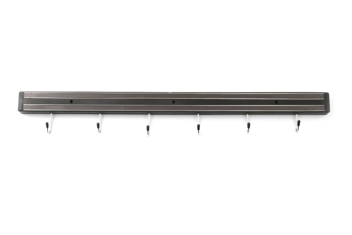 Listwa magnetyczna z haczykami, 6, 620mm Hendi 820407