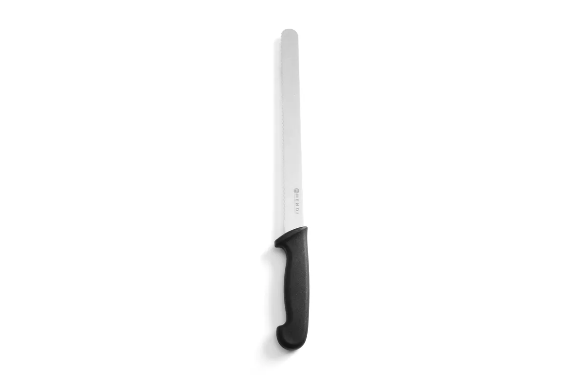 Nóż do chleba, czarny, 430mm Hendi 843109