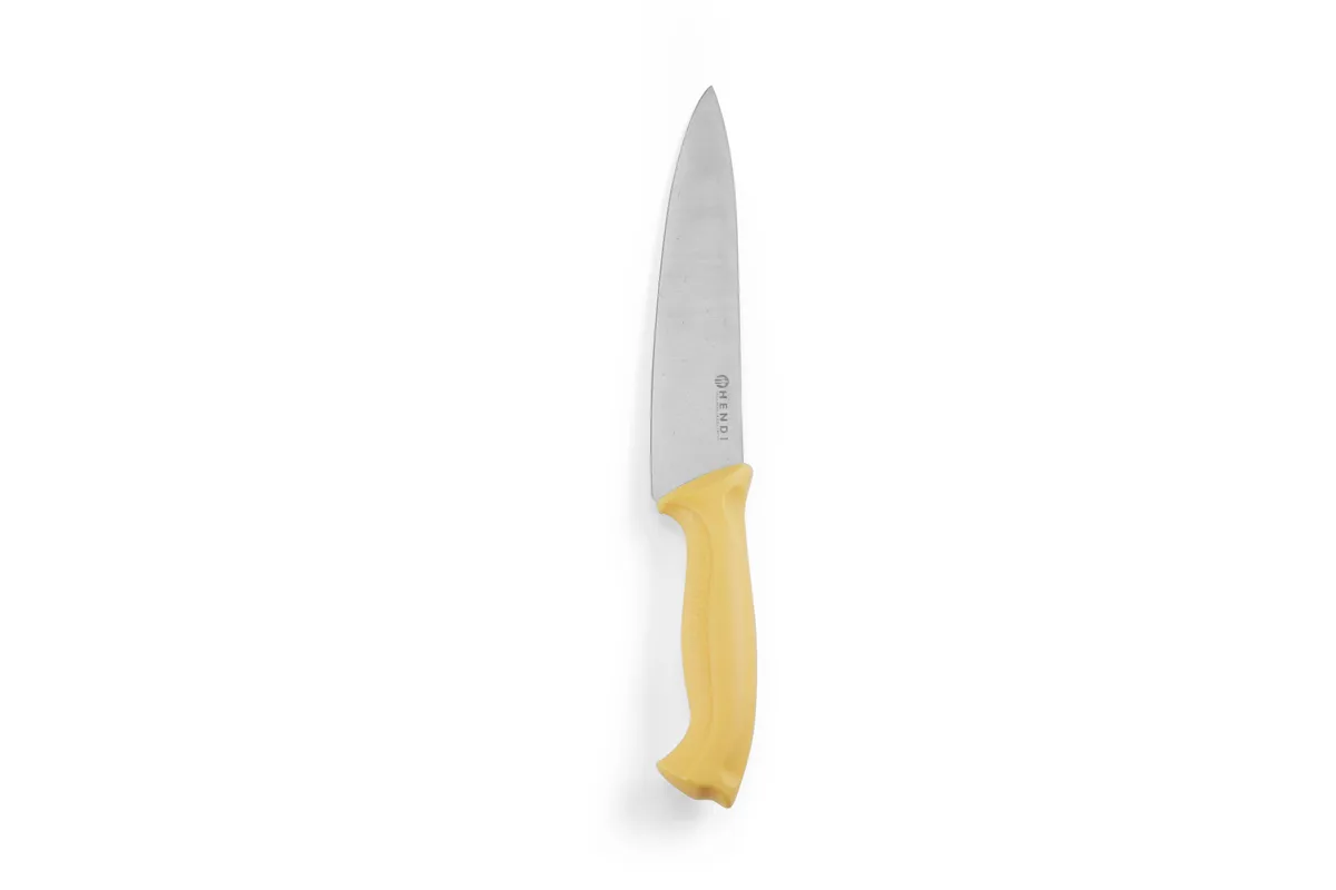 Nóż kucharski, żółty, 320mm Hendi 842638