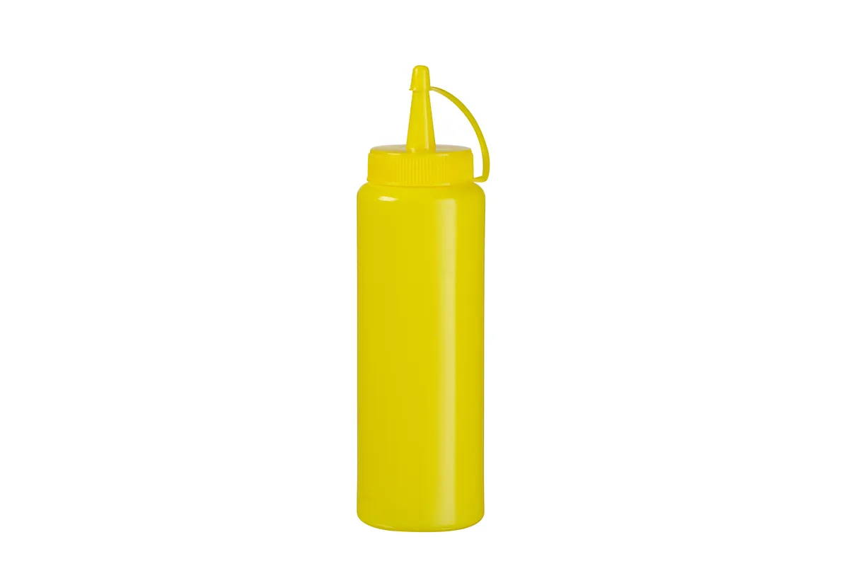 Dyspenser do zimnych sosów, 0,35L, żółty, ⌀55x205mm Hendi 557808