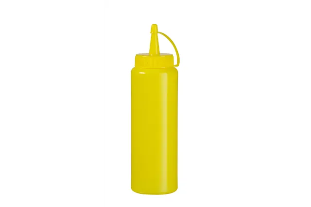Dyspenser do zimnych sosów, 0,35L, żółty, ⌀55x205mm Hendi 557808