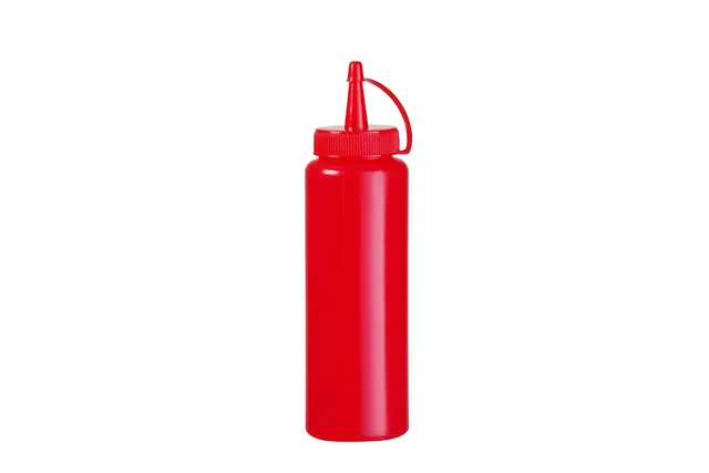 Dyspenser do zimnych sosów, 0,35L, czerwony, ⌀55x205mm Hendi 557815