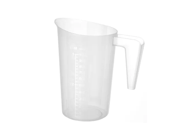 Miarka z polipropylenu piętrowalna, 1L, ⌀124x170mm Hendi 567821