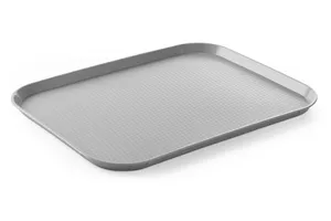 Taca z polipropylenu Fast Food duża, jasnoszary, 350x450x20mm Hendi 878804