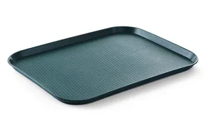 Taca z polipropylenu Fast Food duża, zielony, 350x450x20mm Hendi 878835