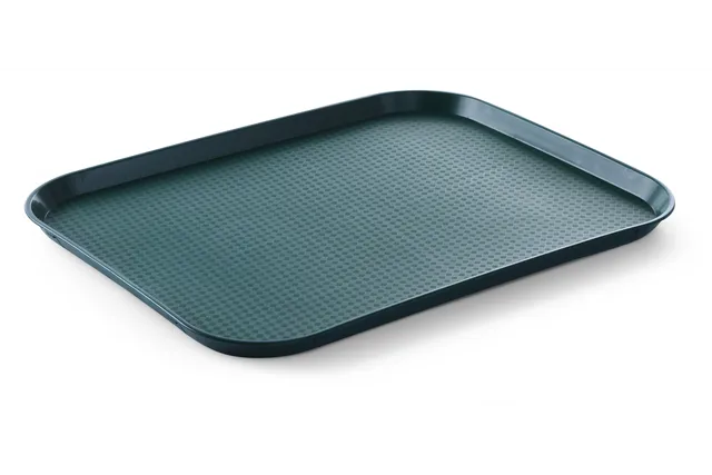 Taca z polipropylenu Fast Food duża, zielony, 350x450x20mm Hendi 878835