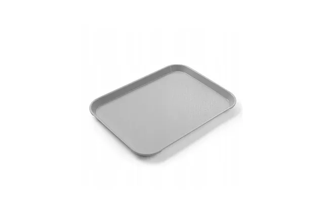 Taca z polipropylenu Fast Food mała, jasnoszary, 265x345x20mm Hendi 878705