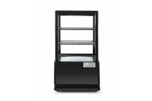 Witryna chłodnicza nastawna, 58l, czarny, 230V/170W, 452x406x830mm Arktic 233627