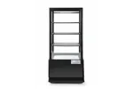 Witryna chłodnicza nastawna, 78l, czarny, 230V/170W, 444x397x940mm Arktic 233658