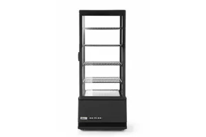Witryna chłodnicza nastawna, 98l, czarny, 230V/210W, 444x397x1100mm Arktic 233269