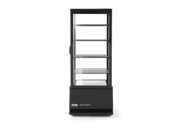 Witryna chłodnicza nastawna, 98l, czarny, 230V/210W, 444x397x1100mm Arktic 233269