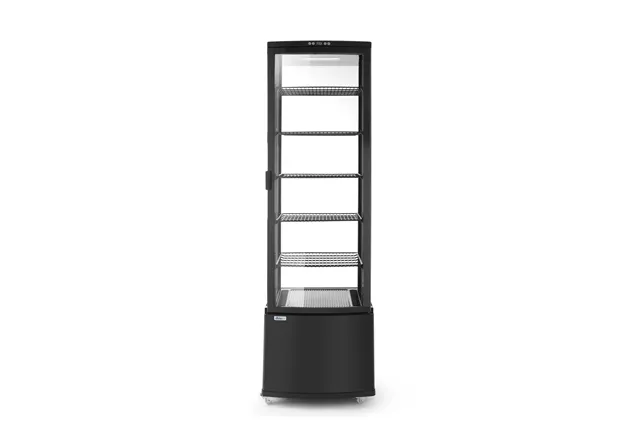 Witryna chłodnicza, 270l, czarny, czarny, 230V/290W, 556x526x1913mm Arktic 233290