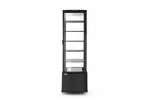 Witryna chłodnicza, 270l, czarny, czarny, 230V/290W, 556x526x1913mm Arktic 233290