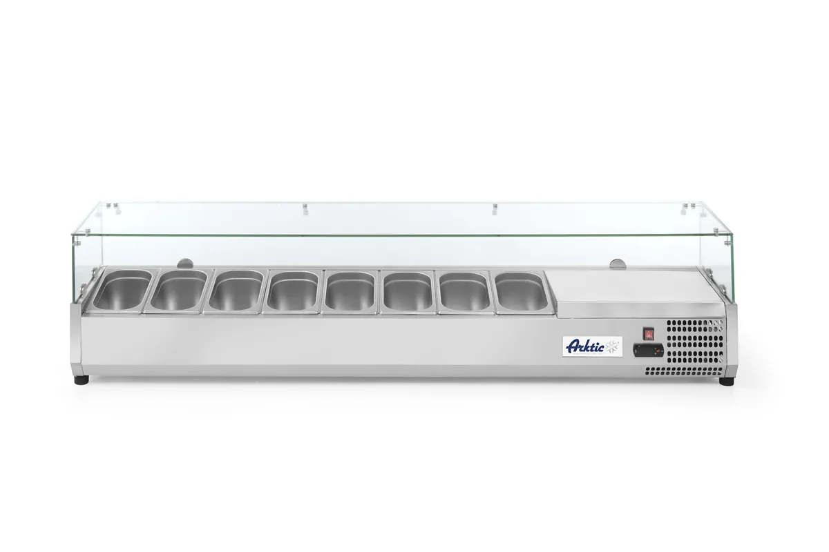 Nadstawa chłodnicza GN 1/4, 8x GN 1/4, 230V/180W, 1805x335x460mm Arktic 232927