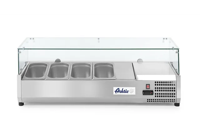 Nadstawa chłodnicza GN 1/3, 4x GN 1/3, 230V/180W, 1208x400x456mm Arktic 232965