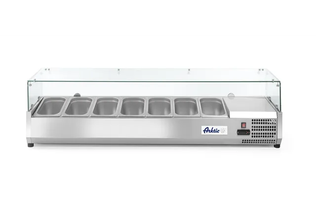 Nadstawa chłodnicza GN 1/3, 7x GN 1/3, 230V/180W, 1605x420x460mm Arktic 232989