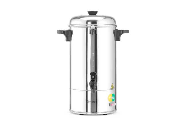 Zaparzacz do kawy o pojedynczych ściankach, 6L, 230V/1500W, 355x355x470mm Hendi 208007