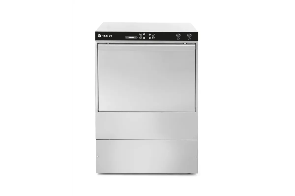 Zmywarka do naczyń 50x50 – sterowana elektromechanicznie, 400V/6600W, 570x600x830mm Hendi 230305