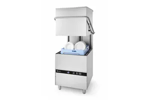 Zmywarka kapturowa 50x50 – sterowana elektromechanicznie, 400V/8600W, 745x900x1406mm Hendi 230312