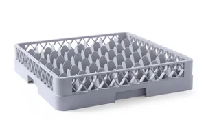 Kosz do szkła 500×500 mm, 49 przegródek – 63x63 mm, 500x500x104mm Hendi 877012