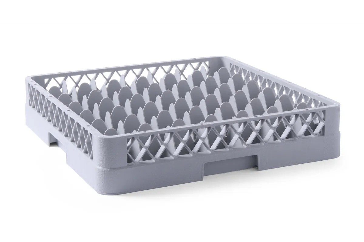 Kosz do szkła 500×500 mm, 49 przegródek – 63x63 mm, 500x500x104mm Hendi 877012